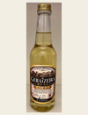 Garrafa da cachaça artesanal Geraizeira Real Ouro 355 ml, envelhecida em carvalho francês