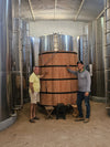 Barril de envelhecimento da cachaça Geraizeira
